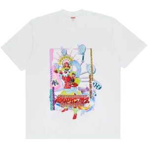 SUPREME Electromagnetic white tee, SS24, size large